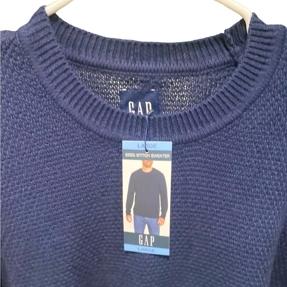 GAP Men's Navy Crewneck Sweater - Picture 1 of 3